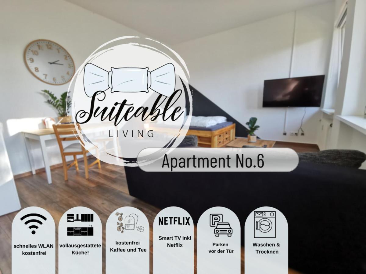 Suiteable Living Katlenburg, Studio Apartment Mit Netflix, Am Rande Des Harz Buitenkant foto
